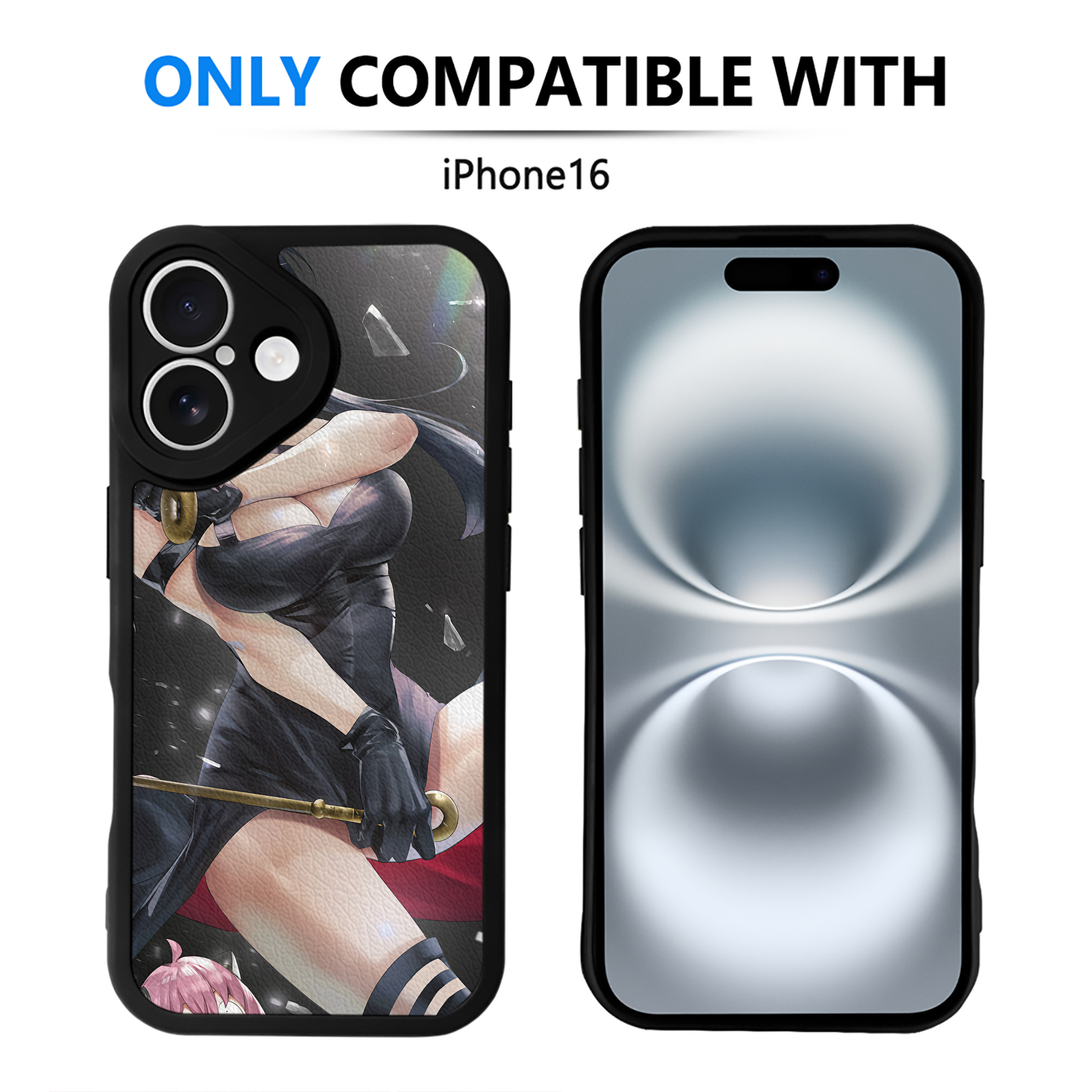 （画像用） SPY×FAMILY间谍家家酒 【iPhone 16シリーズ対応】シリコンスマホケース（レザー調） 材質：シリコン